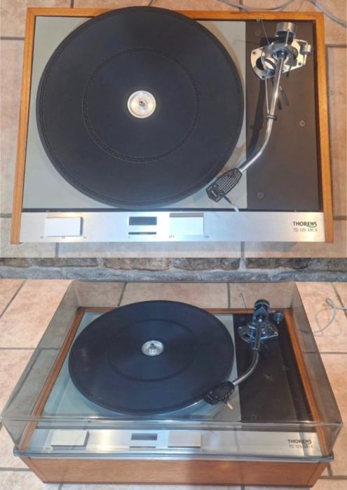 THORENS TD125 MKII  Turntable  + SME 3009 + PLINT   HQ.Speed & WOW & FLUTTER