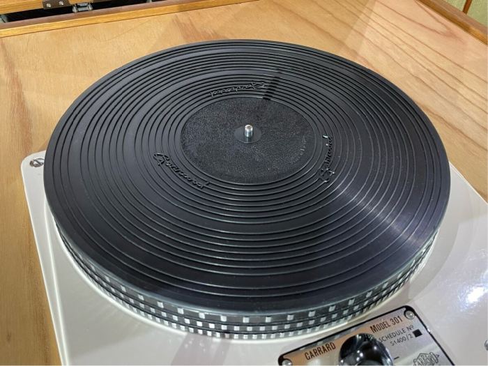 Plattenspieler GARRARD 301 50Hz Triple Arm Cabinet / Bedienungsanleitung enth...