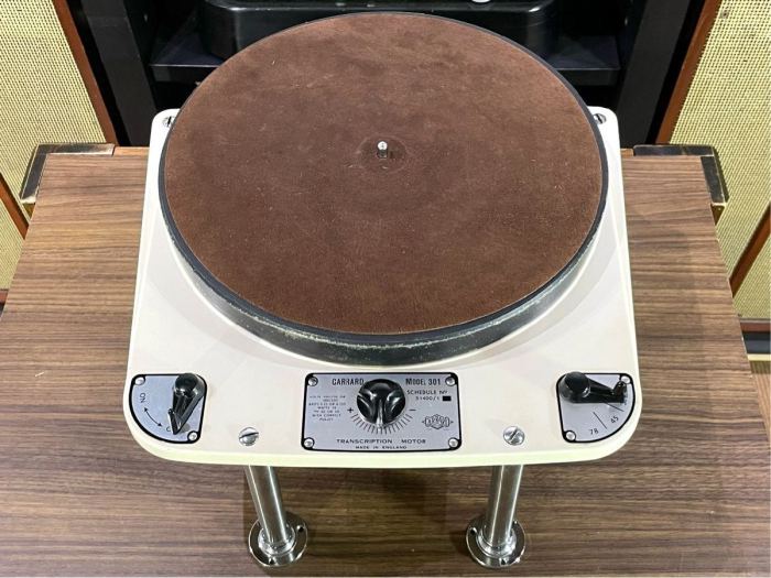 Garrard 301 Fettlager Plattenspieler 50Hz mit Schrauben Handbücher