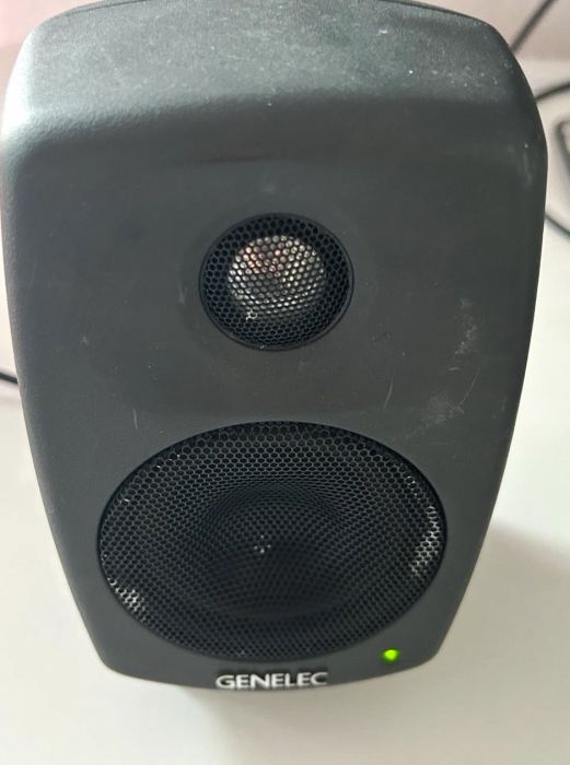 Genelec 6010A Studiomonitor aktiv, verkabelt, RCA, 25 W, Grau Lautsprecher 