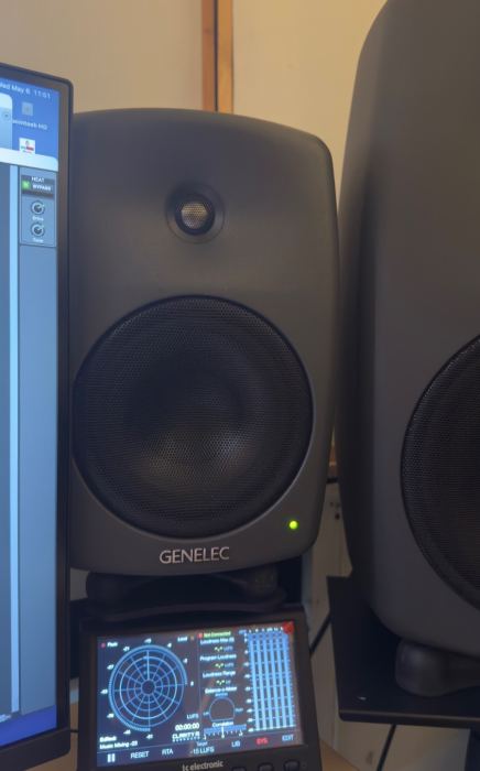 Genelec 8040BPM Aktiv-Studiomonitore, Dunkelgrau, Paar, gebraucht