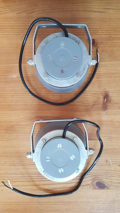 2xPeiker DHL 1 Druckkammerlautsprecher 8 Ohm 7/10W Horn Lautsprecher Vintage NOS