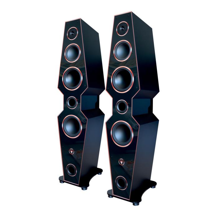 1 Paar imposante High End Hi-Fi Design Standlautsprecher 150 Watt RMS 8 Ohm/Box