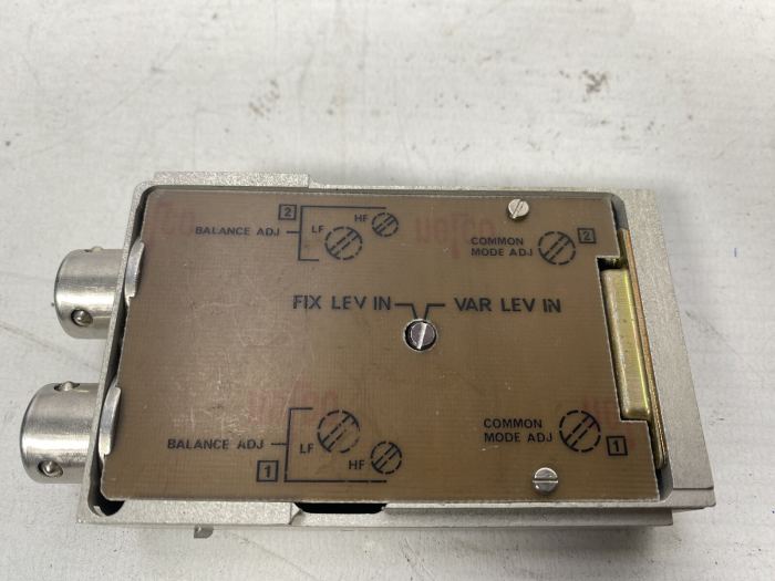 NAGRA VPR-5 Audio Modul Line Eingang 1+2