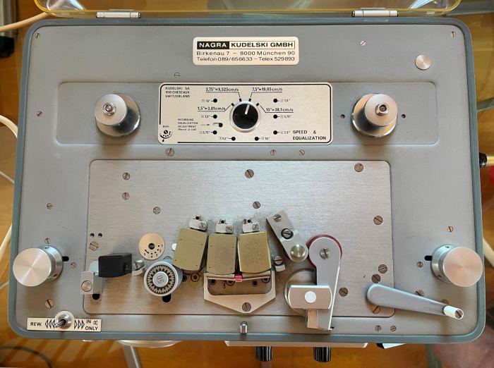 Tonbandmaschine NAGRA IV SJ   3Spur Recorder  Seriennummer  07   inkl. Netzteil