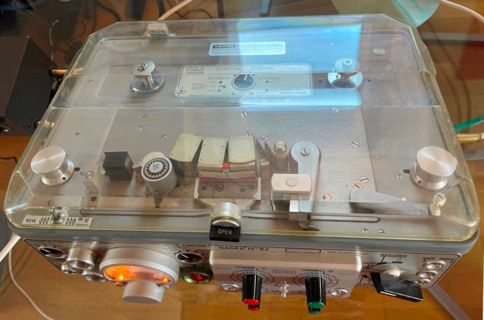 Tonbandmaschine NAGRA IV SJ   3Spur Recorder  Seriennummer  07   inkl. Netzteil