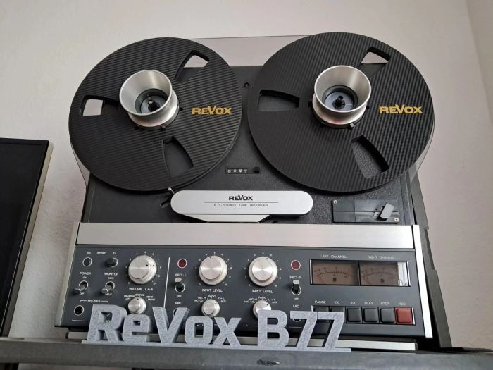 NAB Spulen 2 Stück für Revox Bandmaschine A77, B77, A77, PR99 Tonbandspulen schw