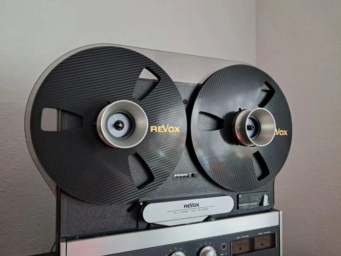 NAB Spulen 2 Stück für Revox Bandmaschine A77, B77, A77, PR99 Tonbandspulen schw