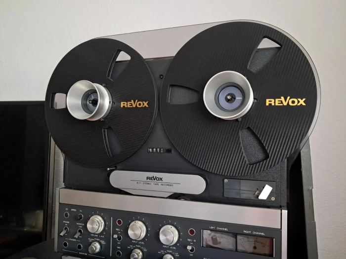 NAB Spulen 2 Stück für Revox Bandmaschine A77, B77, A77, PR99 Tonbandspulen schw