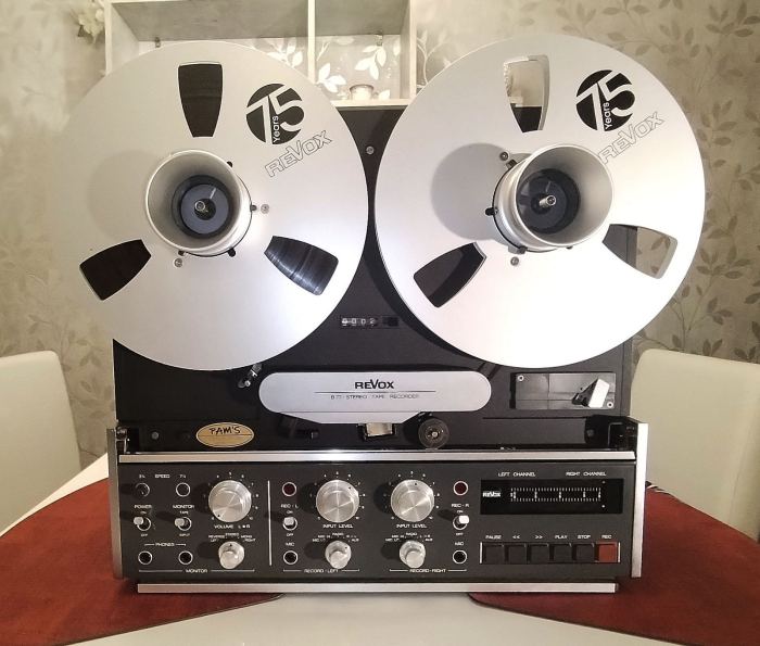 Revox B77 MKI 4 Spur custom built LED VU, restauriert. Mit Video dazu. 