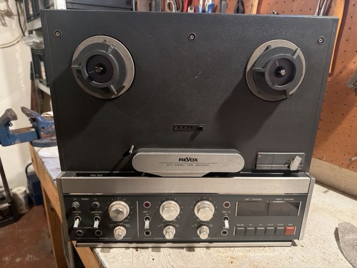 Revox B77 Stereo Tonbandgerät – Restaurationsobjekt / ungeprüft – Sammlergerät