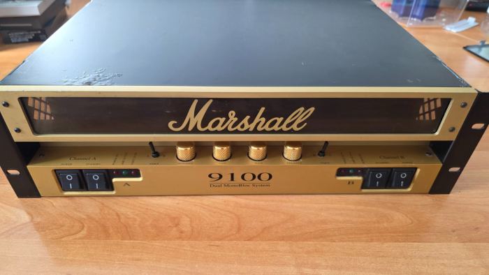 Marshall 9100 Dual Monoblock "Tube" 2x 50 Watt