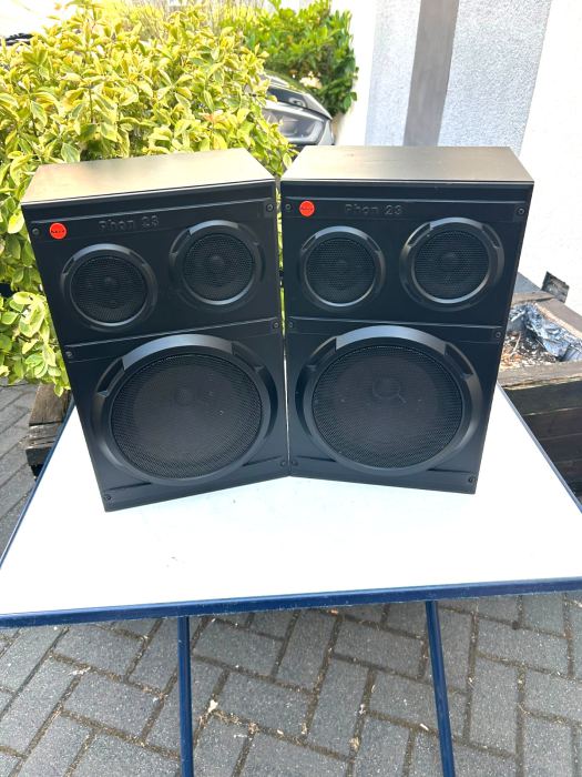 Heco Phon 23– Hochwertige 3-Wege Vintage Lautsprecher Boxen HiFi