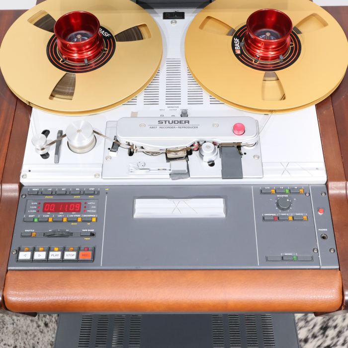 Studer A807 Tonbandmaschine, Recorder Reproducer SERVICED Tape Recorder TOP!