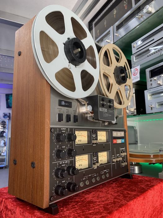 Teac A-3340S 4 Kanal Simul-Sync Bandmaschine 10" Tape Vintage Gut Aussehen