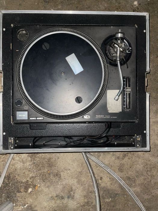 Technics SL-1200MK2 Quartz Direktantrieb Plattenspieler 33/45 RPM Schwarz