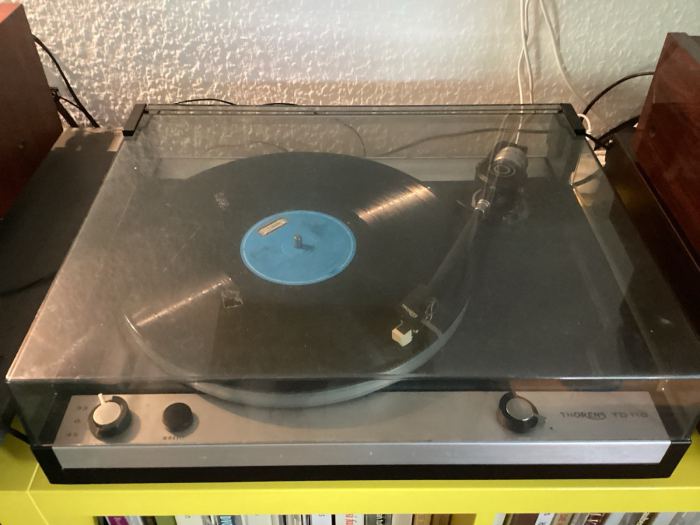 Thorens TD 110 Plattenspieler Giradischi