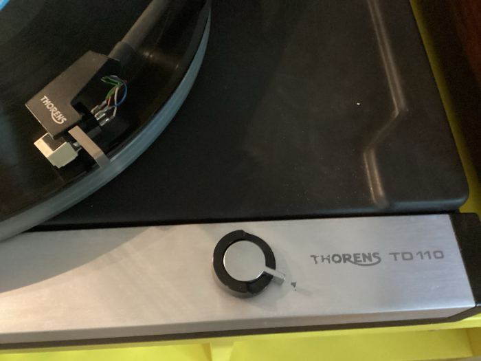 Thorens TD 110 Plattenspieler Giradischi