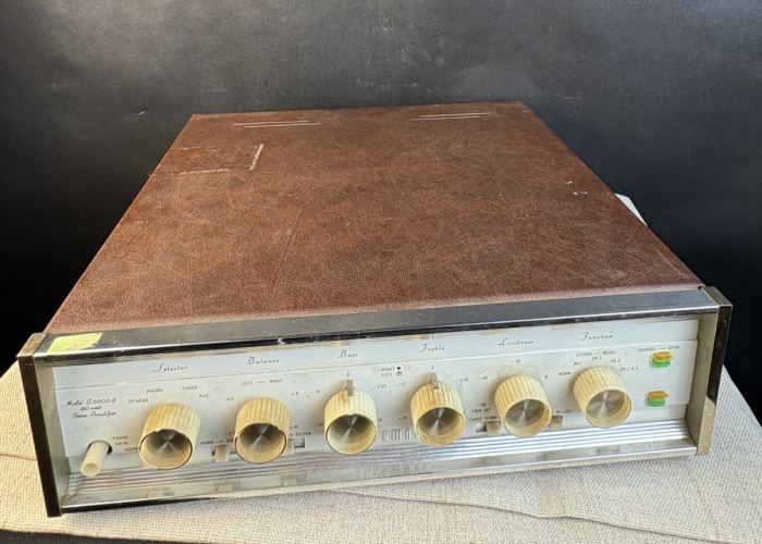 Vintage Röhrenverstärker Sherwood S5000 II Stereo HiFi Restaurationsbedürftig