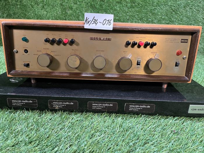 K+H Telewatt VS-71 Röhren Vollverstärker Tube Amplifier Woodcase Vintage HiFi