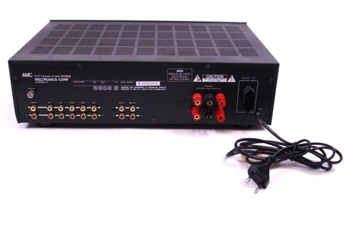 AMC CVT 3030 Röhrenverstärker Hi-Fi Stereo Integrated Amplifier Vintage Schwarz